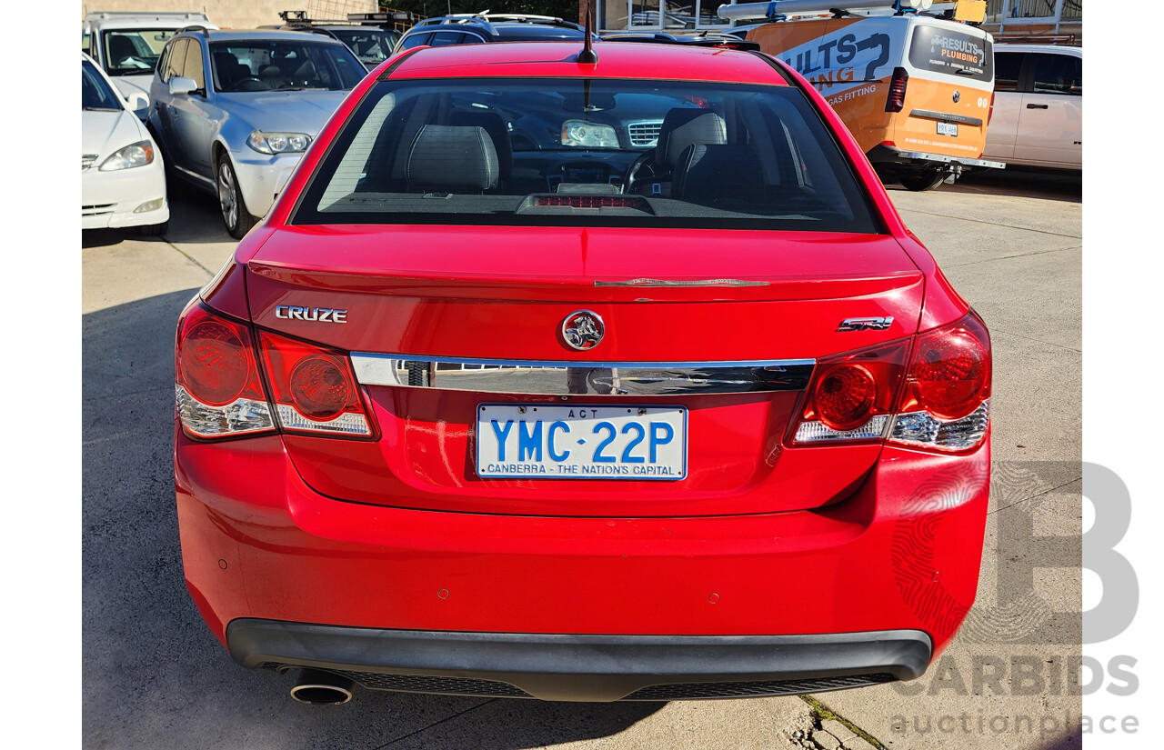 07/2014 Holden Cruze SRi Z-Series JH MY14 4d Sedan Red 1.6L