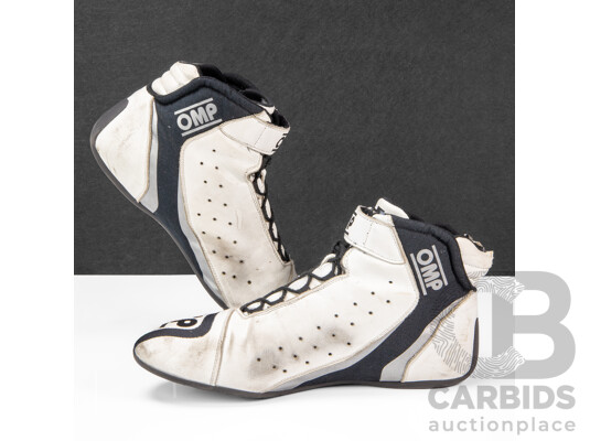 1661751 · Shane Van Gisbergen Signed OMP One Evo Race Worn Shoes - 2023 Albert Park Season Opening Win