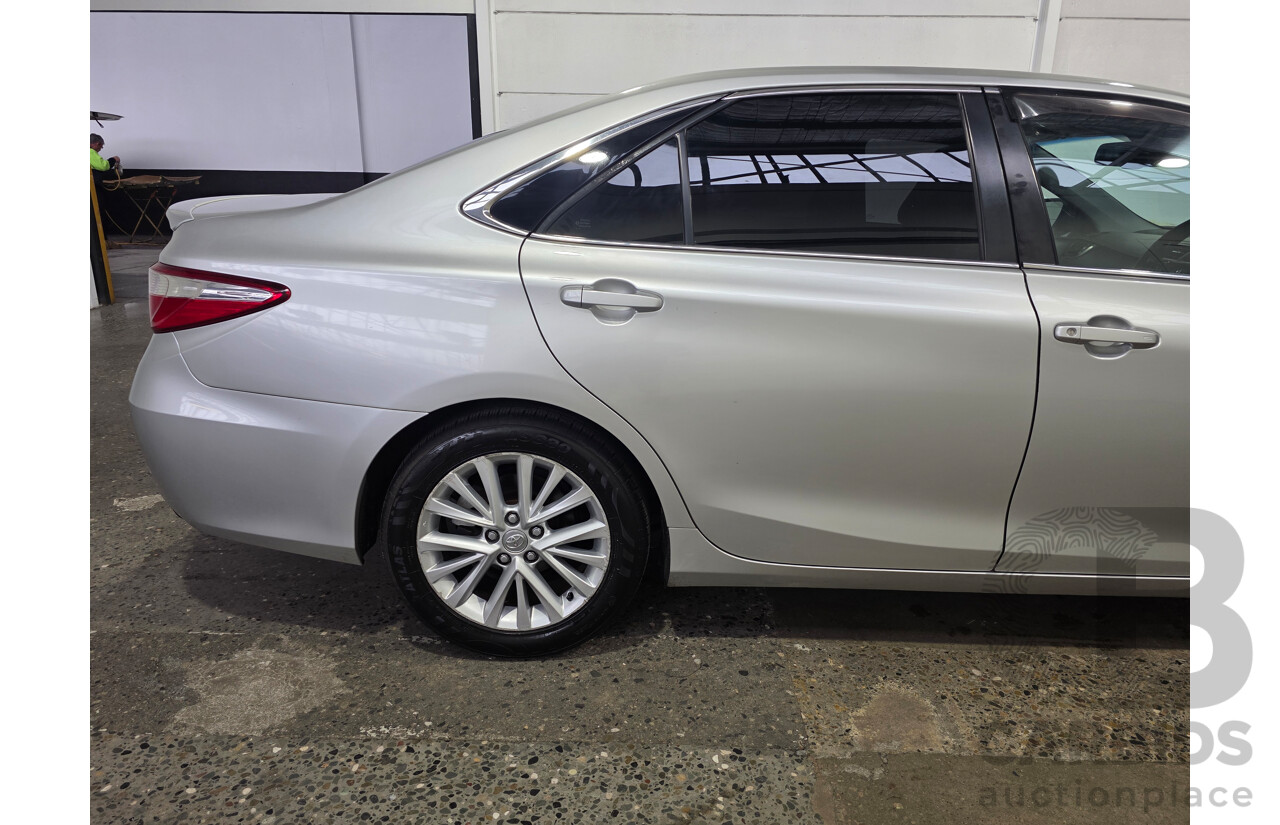 7/2016 Toyota Camry Atara SL AVV50R MY15 4d Sedan Classic Silver Metallic Hybrid 2.5L