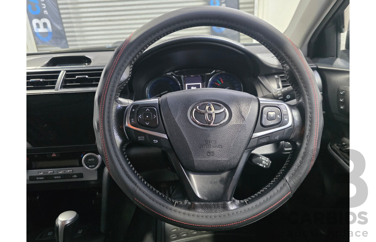 7/2016 Toyota Camry Atara SL AVV50R MY15 4d Sedan Classic Silver Metallic Hybrid 2.5L