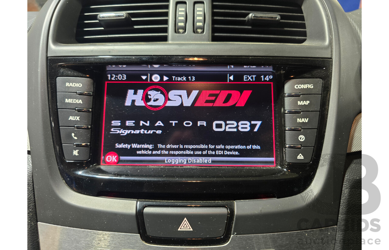 10/2011 Holden Special Vehicles (HSV) E3 Senator Signature MY12 4d Sedan Alto Grey V8 6.2L - Project