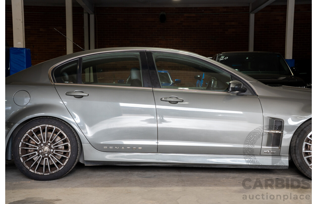 10/2011 Holden Special Vehicles (HSV) E3 Senator Signature MY12 4d Sedan Alto Grey V8 6.2L - Project