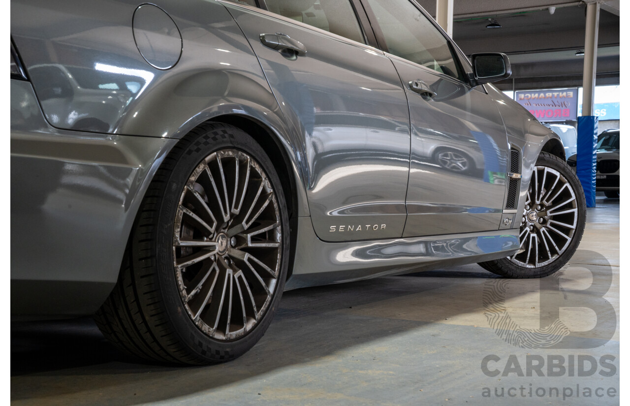 10/2011 Holden Special Vehicles (HSV) E3 Senator Signature MY12 4d Sedan Alto Grey V8 6.2L - Project