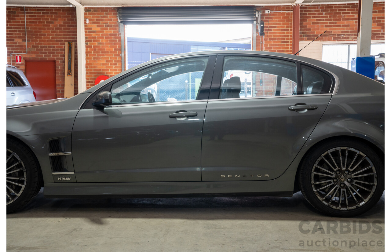 10/2011 Holden Special Vehicles (HSV) E3 Senator Signature MY12 4d Sedan Alto Grey V8 6.2L - Project