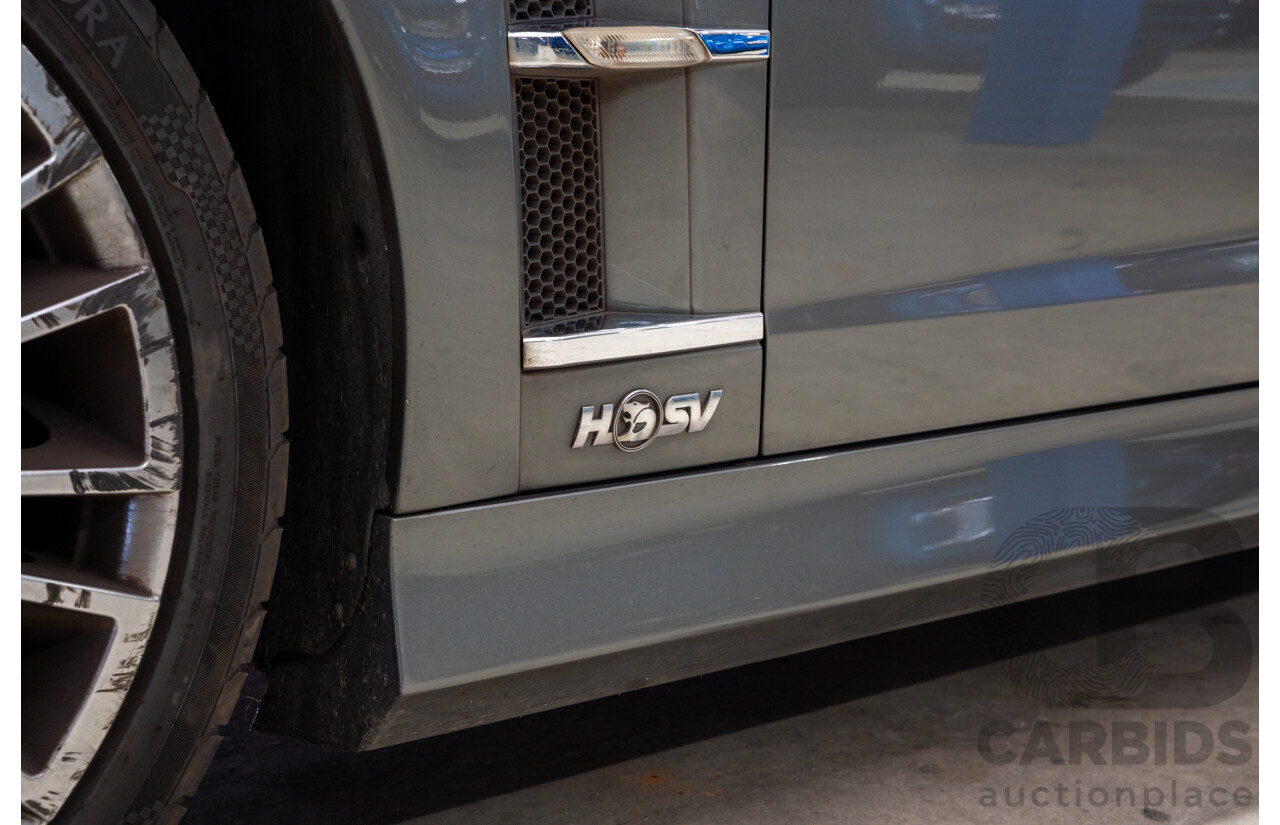 10/2011 Holden Special Vehicles (HSV) E3 Senator Signature MY12 4d Sedan Alto Grey V8 6.2L - Project