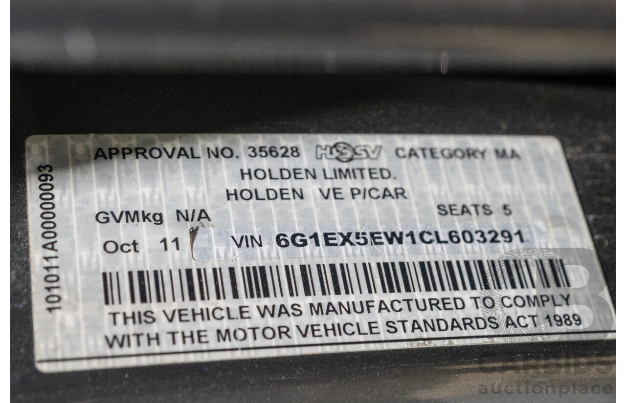 10/2011 Holden Special Vehicles (HSV) E3 Senator Signature MY12 4d Sedan Alto Grey V8 6.2L - Project