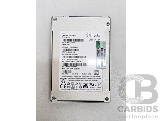 HPE (VK0480GFLKH) 480GB SAS 6Gbps 2.5-Inch Solid State Drive