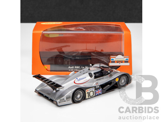 1662372 · Slot.It 1999 Audi R8C LeMans Race A.Wallace Infineon #19 Silver 1:32 Scale Slot Car