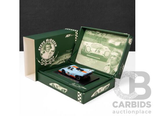 1662377 · Fly Classic 1970 Porsche 917K 24Hr LeMans Steve McQueen #20 1:32 Scale Slot Car in Presentation Box