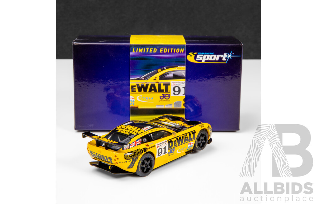 Scalextric Sport 2003 TVR T400R 24hr LeMans DeWalt #91 5067/7000 1:32 Scale Slot Car
