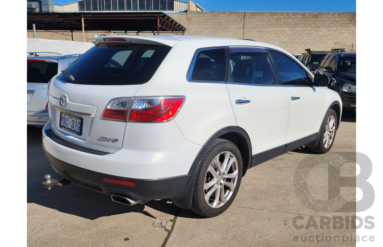 09/2012 Mazda Cx-9 Luxury 10 UPGRADE 4d Wagon White 3.7L