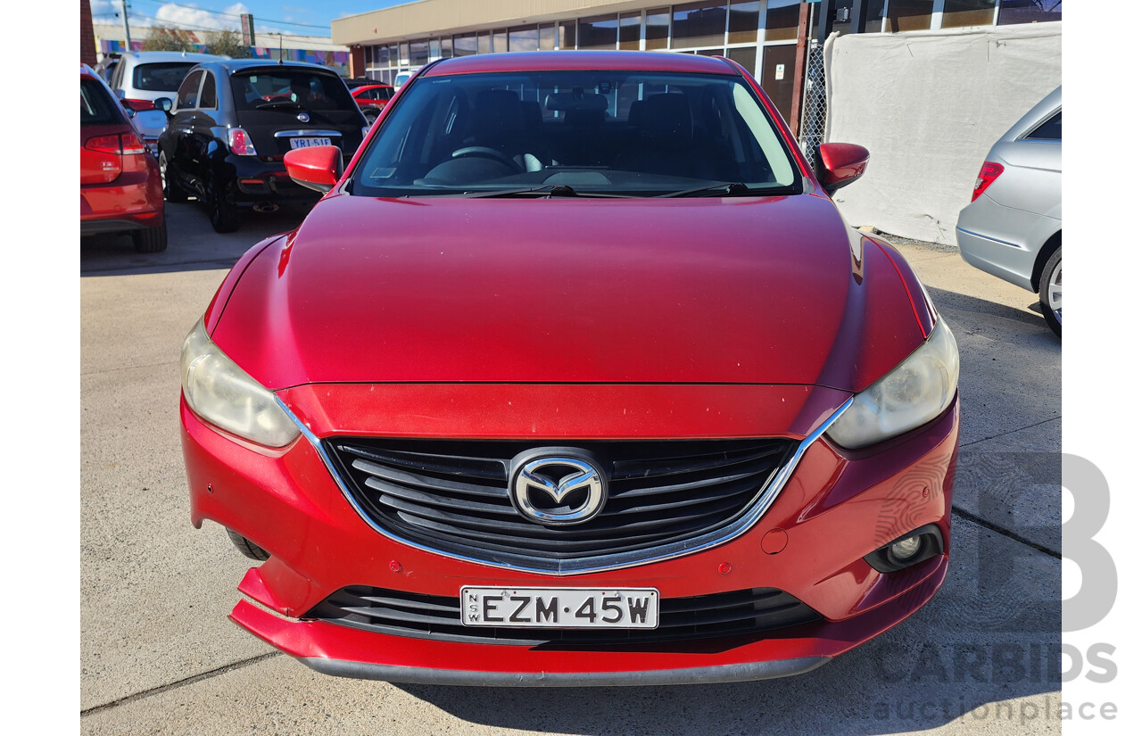 02/2014 Mazda Mazda6 Touring 6C MY14 UPGRADE 4d Sedan Red 2.2L