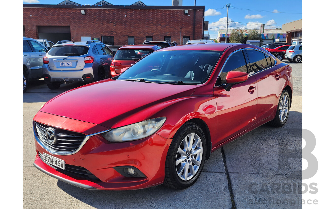 02/2014 Mazda Mazda6 Touring 6C MY14 UPGRADE 4d Sedan Red 2.2L