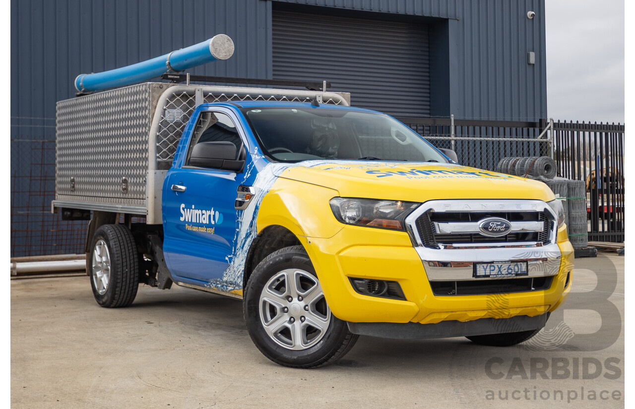 12/2017 Ford Ranger XL (4x2) PX MKII MY17 Update C/Chas White / Wrapped Turbo Diesel 2.2L