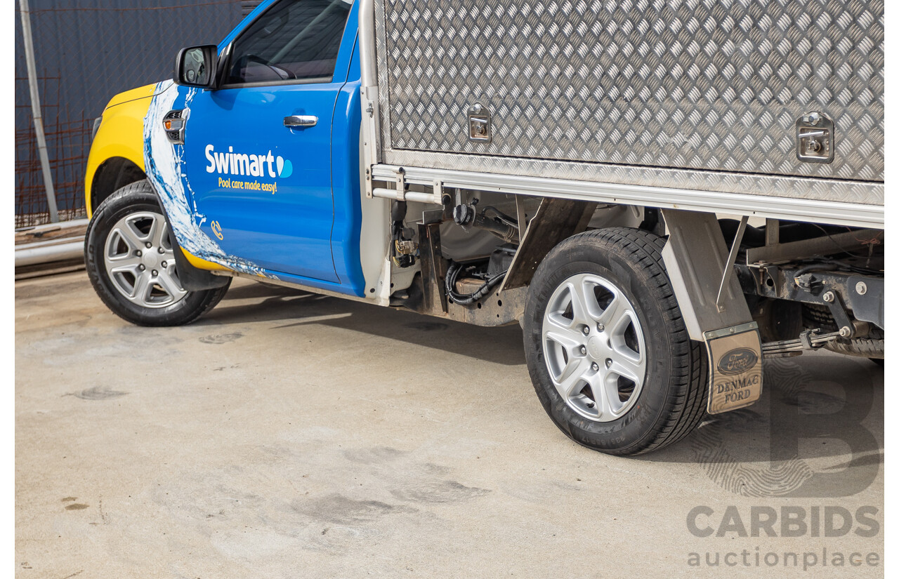 12/2017 Ford Ranger XL (4x2) PX MKII MY17 Update C/Chas White / Wrapped Turbo Diesel 2.2L