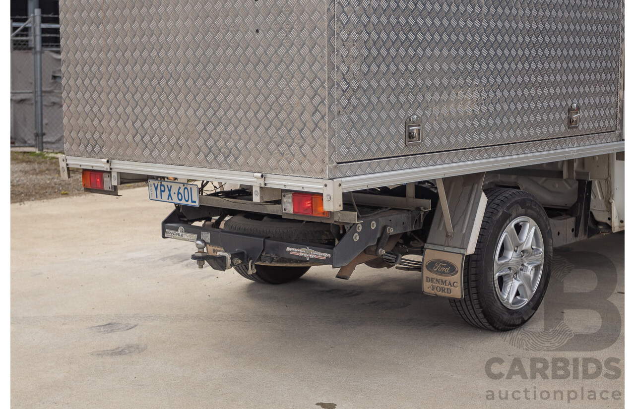 12/2017 Ford Ranger XL (4x2) PX MKII MY17 Update C/Chas White / Wrapped Turbo Diesel 2.2L