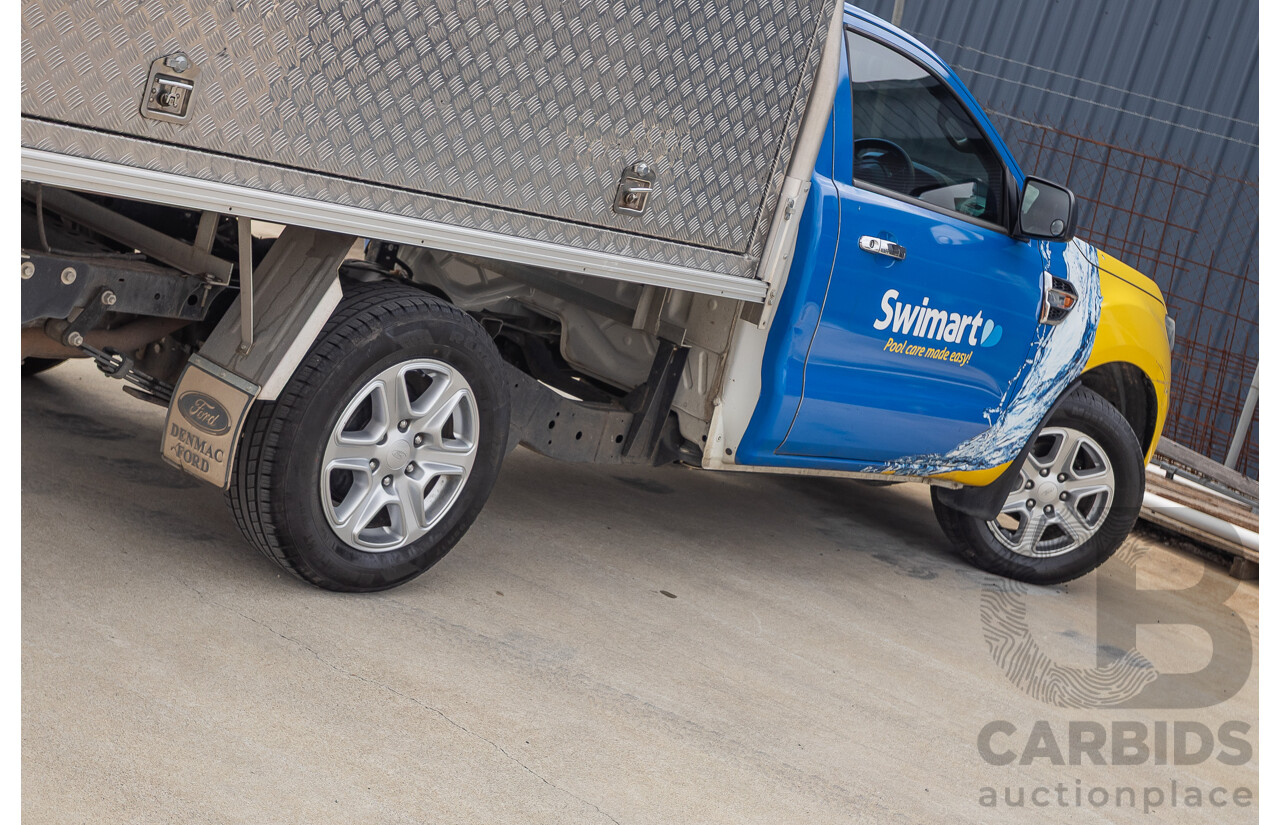 12/2017 Ford Ranger XL (4x2) PX MKII MY17 Update C/Chas White / Wrapped Turbo Diesel 2.2L