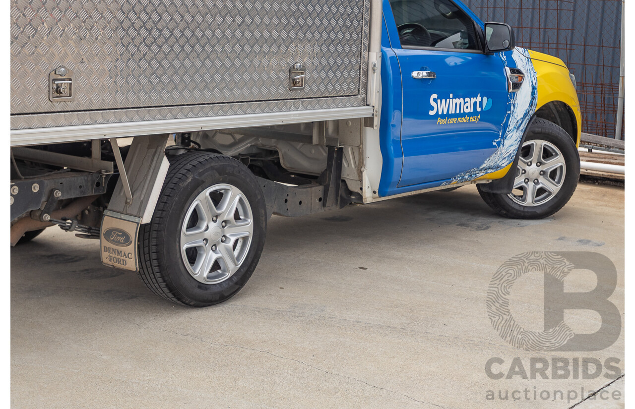 12/2017 Ford Ranger XL (4x2) PX MKII MY17 Update C/Chas White / Wrapped Turbo Diesel 2.2L