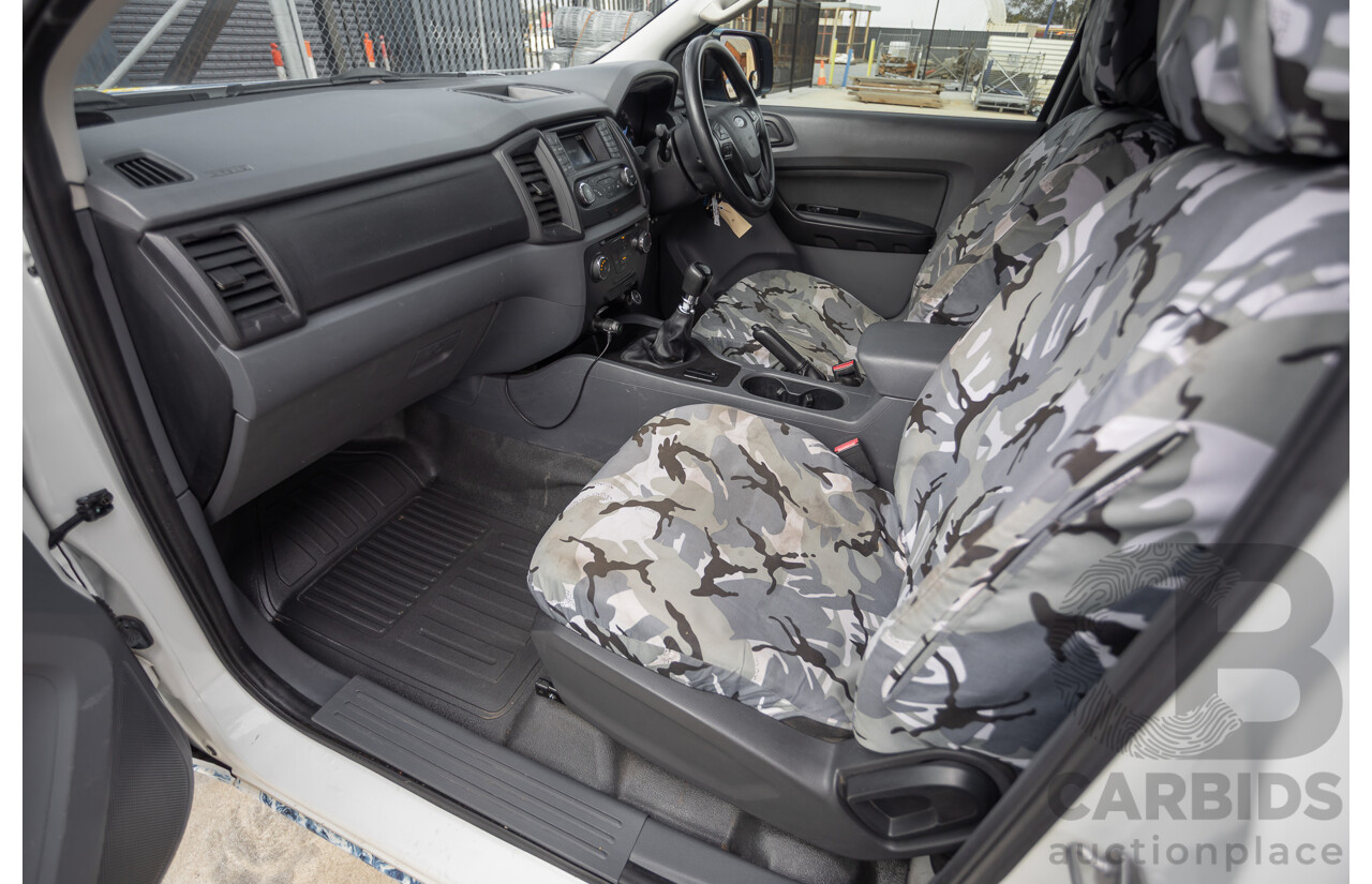 12/2017 Ford Ranger XL (4x2) PX MKII MY17 Update C/Chas White / Wrapped Turbo Diesel 2.2L