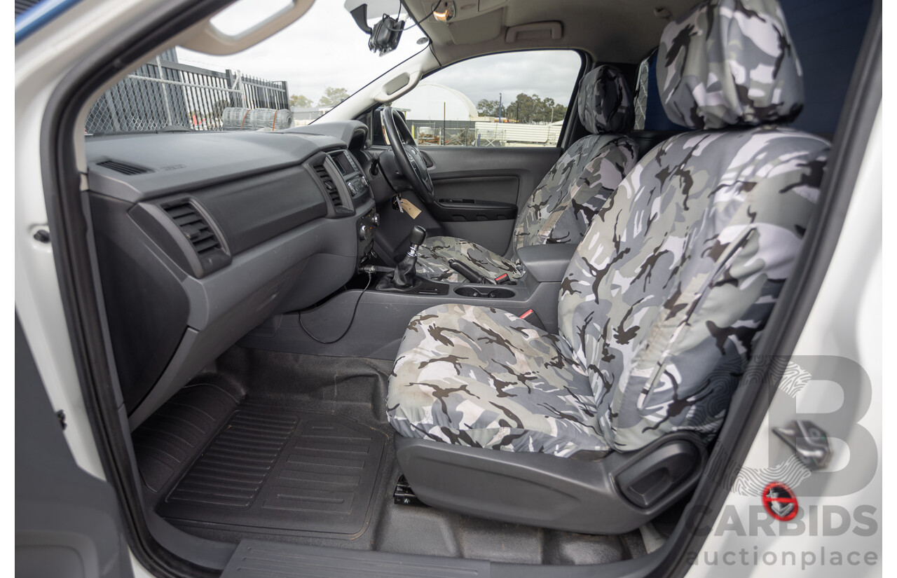 12/2017 Ford Ranger XL (4x2) PX MKII MY17 Update C/Chas White / Wrapped Turbo Diesel 2.2L