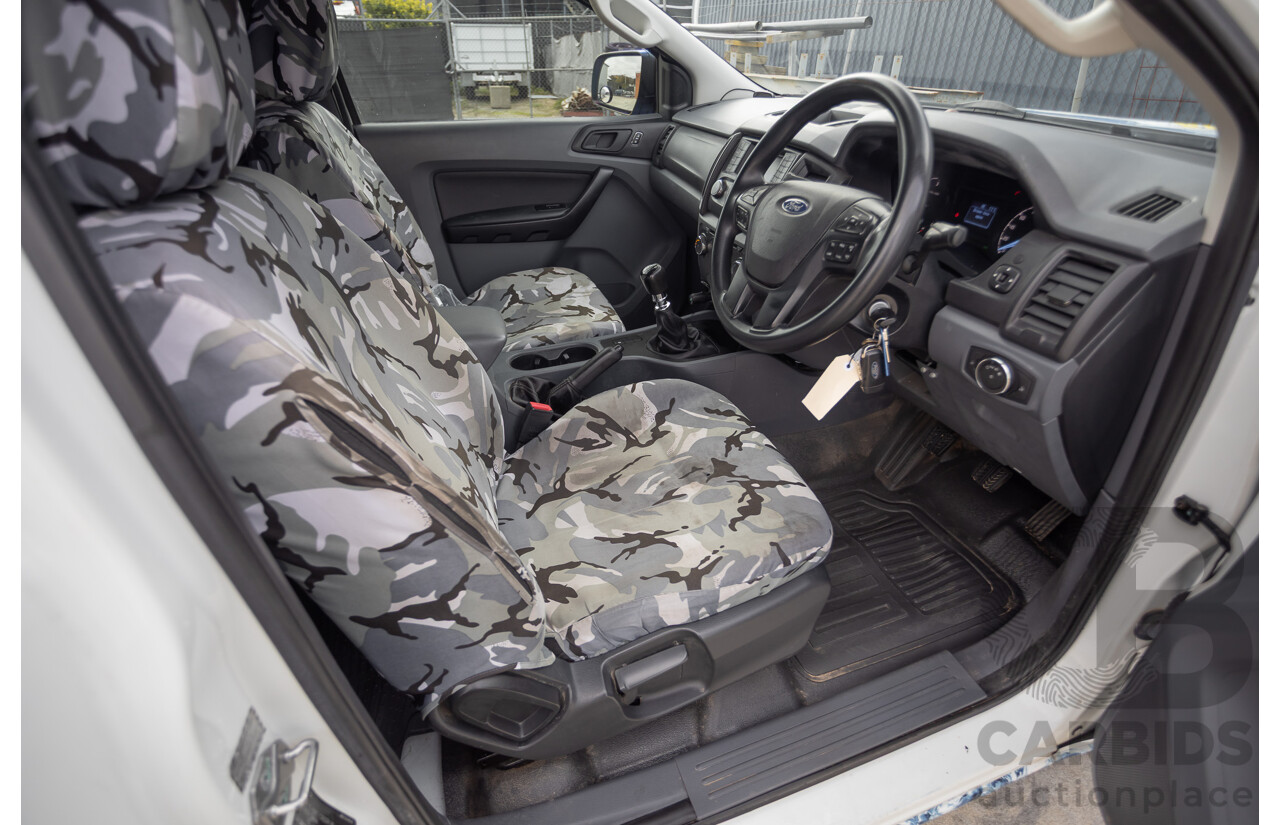 12/2017 Ford Ranger XL (4x2) PX MKII MY17 Update C/Chas White / Wrapped Turbo Diesel 2.2L