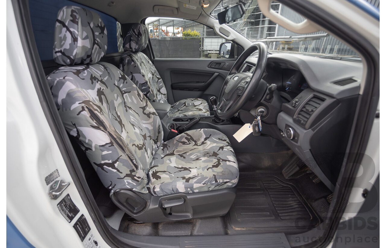 12/2017 Ford Ranger XL (4x2) PX MKII MY17 Update C/Chas White / Wrapped Turbo Diesel 2.2L