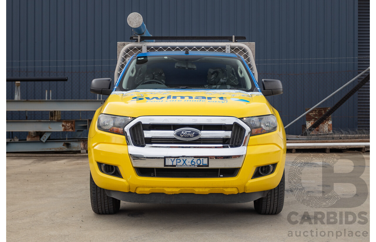 12/2017 Ford Ranger XL (4x2) PX MKII MY17 Update C/Chas White / Wrapped Turbo Diesel 2.2L
