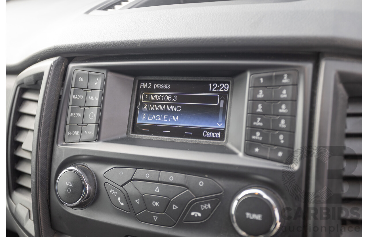 12/2017 Ford Ranger XL (4x2) PX MKII MY17 Update C/Chas White / Wrapped Turbo Diesel 2.2L