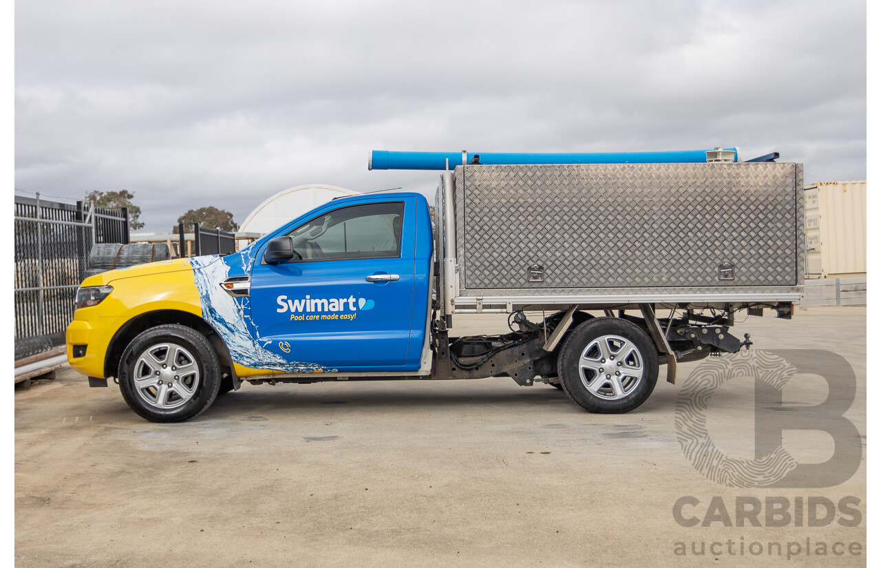 12/2017 Ford Ranger XL (4x2) PX MKII MY17 Update C/Chas White / Wrapped Turbo Diesel 2.2L