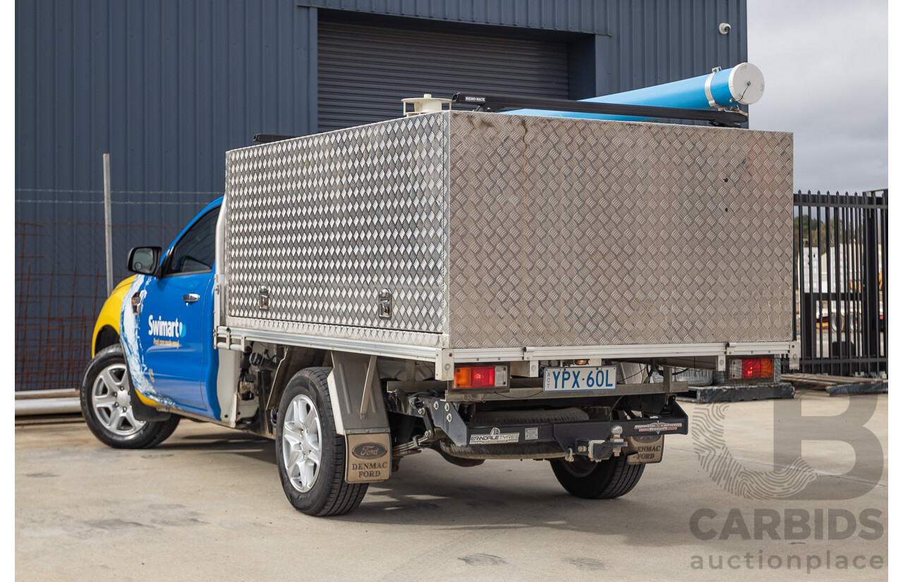 12/2017 Ford Ranger XL (4x2) PX MKII MY17 Update C/Chas White / Wrapped Turbo Diesel 2.2L