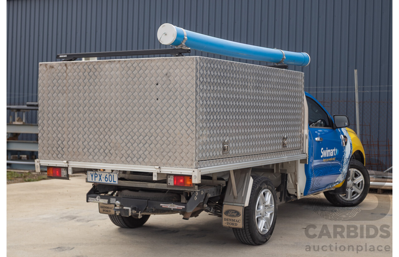 12/2017 Ford Ranger XL (4x2) PX MKII MY17 Update C/Chas White / Wrapped Turbo Diesel 2.2L