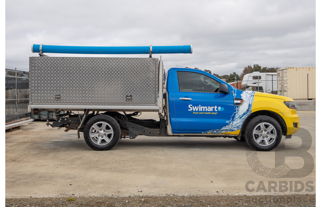 12/2017 Ford Ranger XL (4x2) PX MKII MY17 Update C/Chas White / Wrapped Turbo Diesel 2.2L