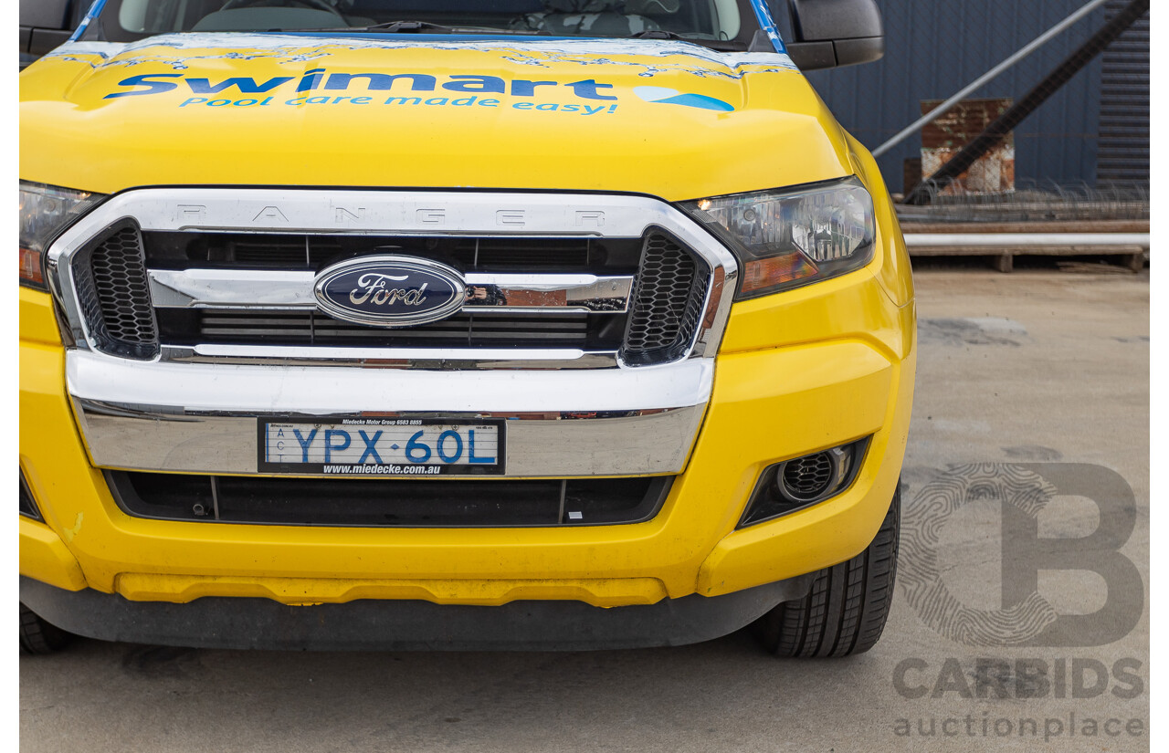12/2017 Ford Ranger XL (4x2) PX MKII MY17 Update C/Chas White / Wrapped Turbo Diesel 2.2L