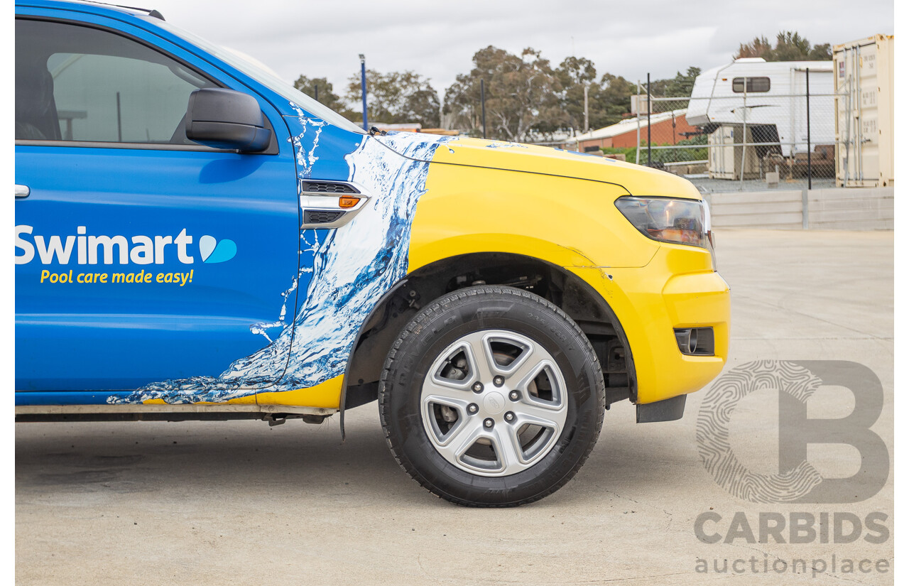 12/2017 Ford Ranger XL (4x2) PX MKII MY17 Update C/Chas White / Wrapped Turbo Diesel 2.2L