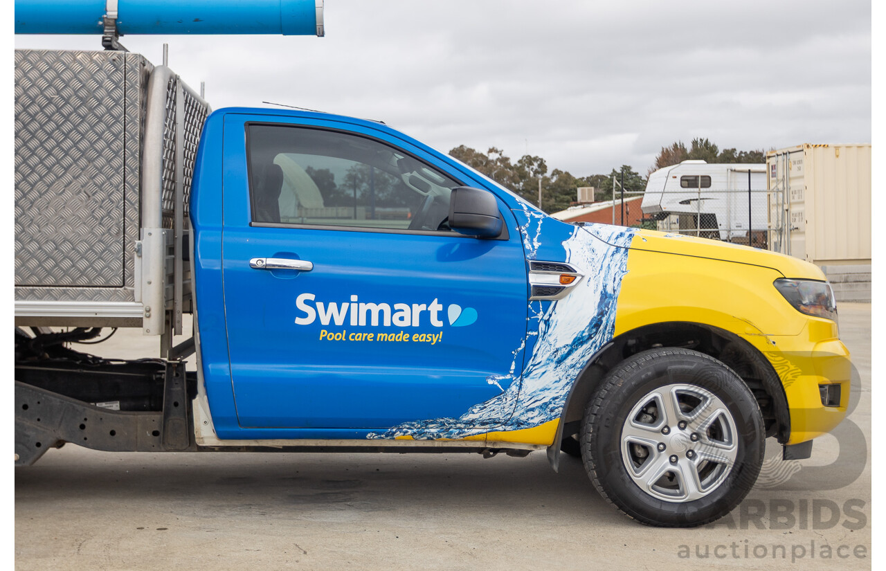 12/2017 Ford Ranger XL (4x2) PX MKII MY17 Update C/Chas White / Wrapped Turbo Diesel 2.2L
