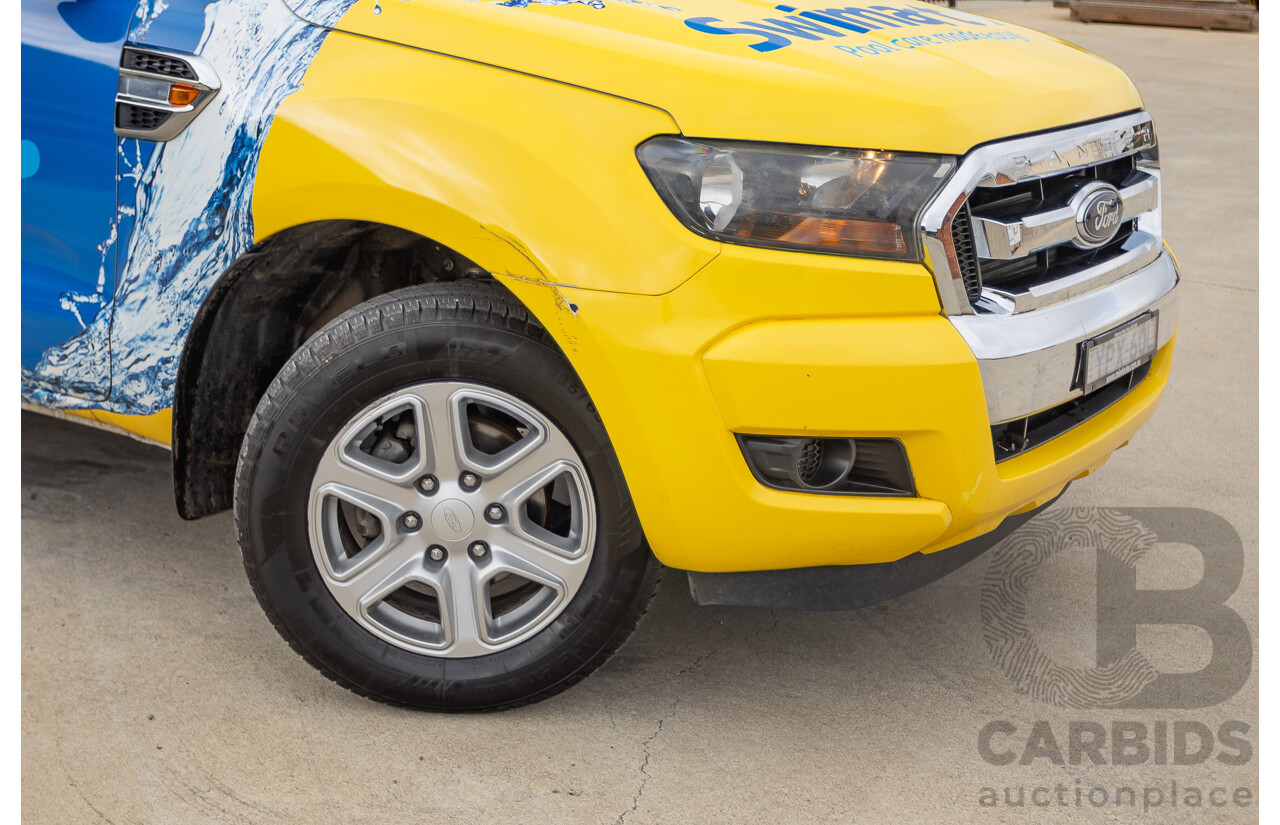 12/2017 Ford Ranger XL (4x2) PX MKII MY17 Update C/Chas White / Wrapped Turbo Diesel 2.2L