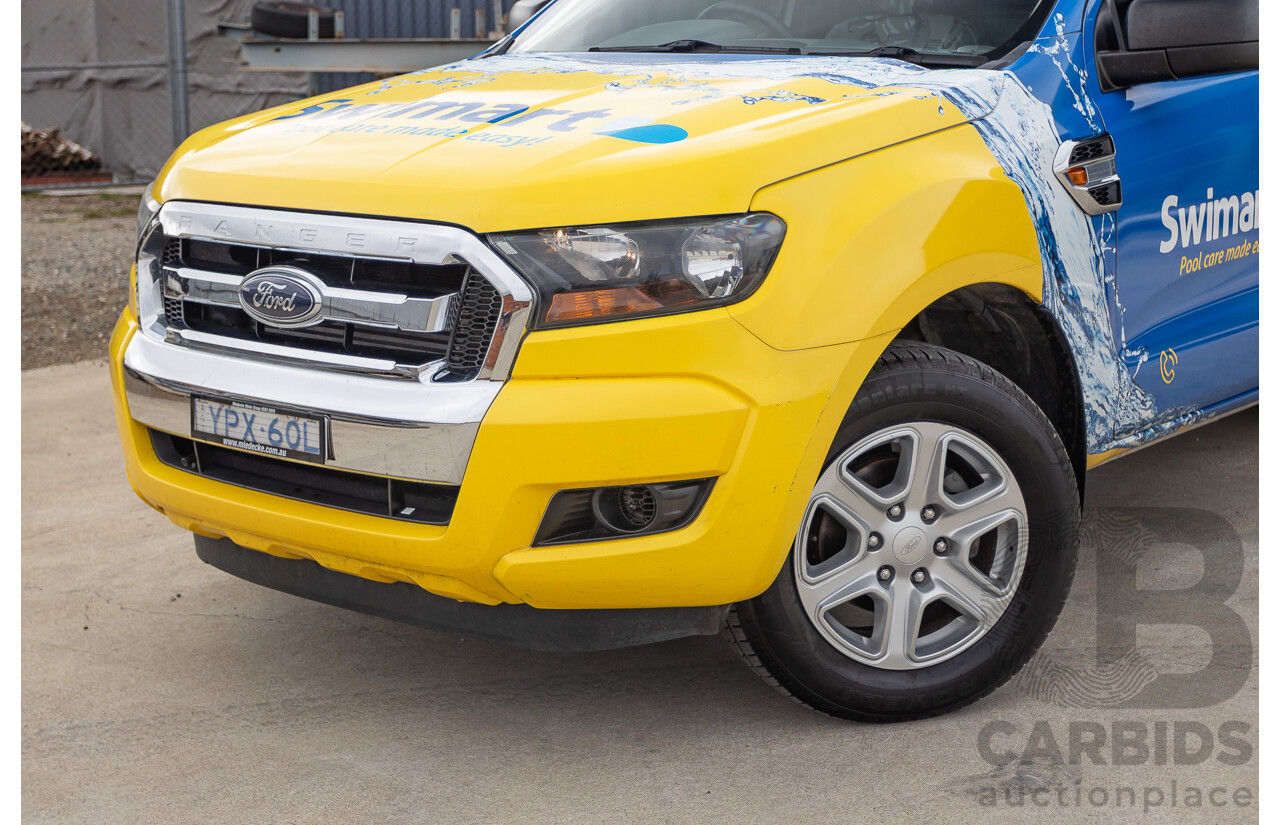 12/2017 Ford Ranger XL (4x2) PX MKII MY17 Update C/Chas White / Wrapped Turbo Diesel 2.2L