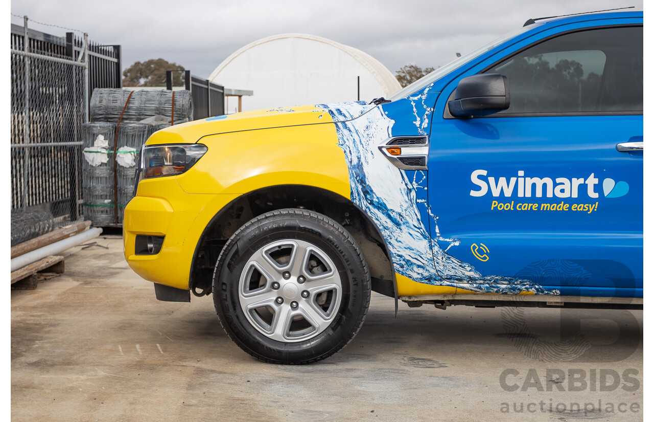 12/2017 Ford Ranger XL (4x2) PX MKII MY17 Update C/Chas White / Wrapped Turbo Diesel 2.2L