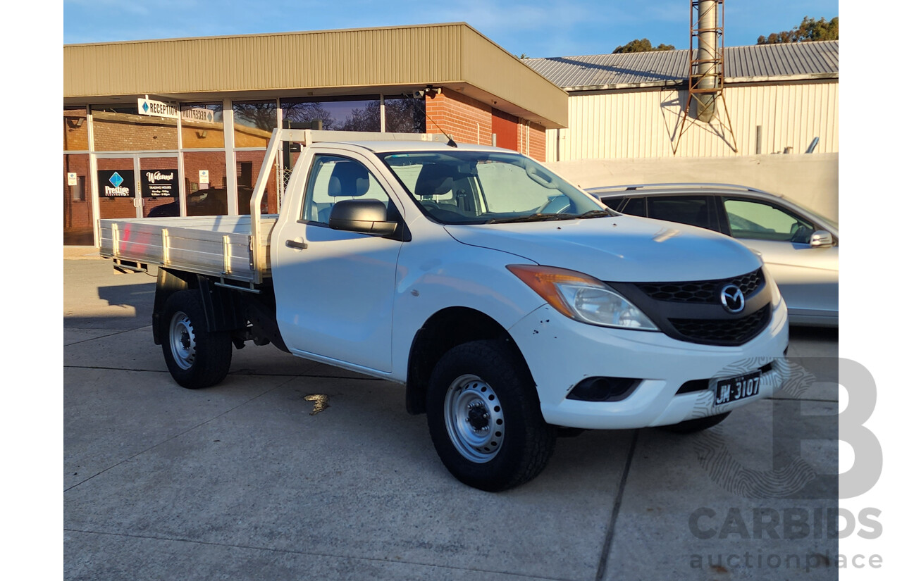 05/2013 Mazda Bt50 XT (4x2) C/Chas White 3.2L