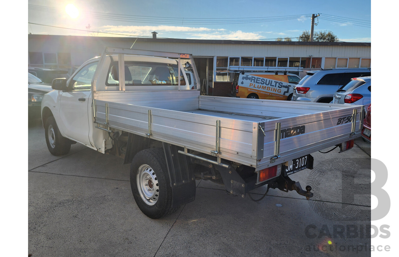 05/2013 Mazda Bt50 XT (4x2) C/Chas White 3.2L