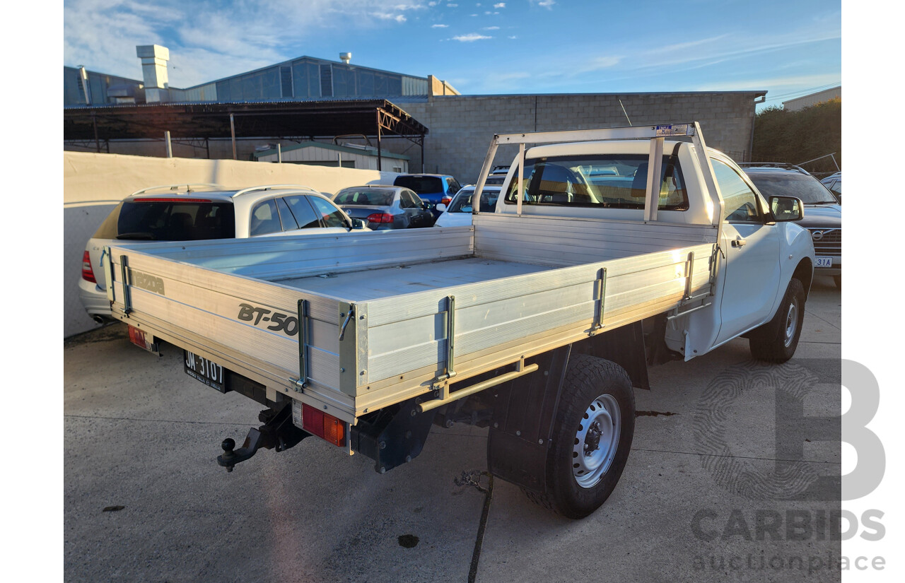 05/2013 Mazda Bt50 XT (4x2) C/Chas White 3.2L