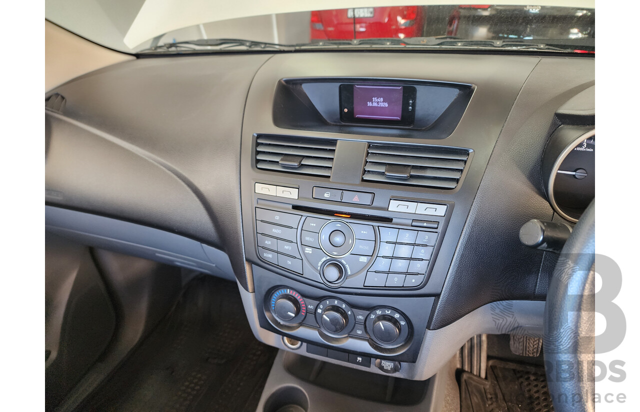 05/2013 Mazda Bt50 XT (4x2)  C/Chas White 3.2L