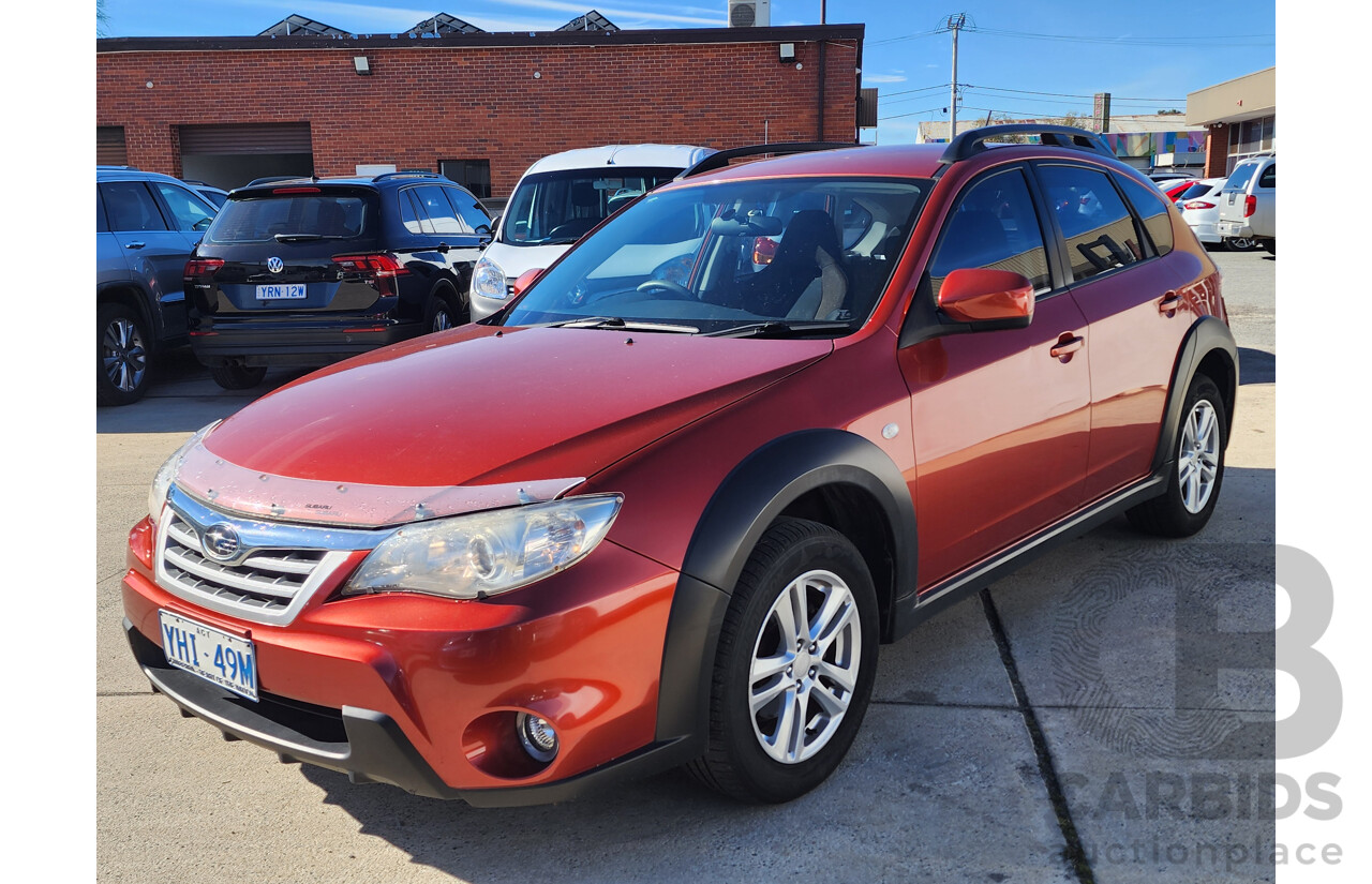 03/2011 Subaru Impreza XV (awd) MY11 5d Hatchback Red 2.0L