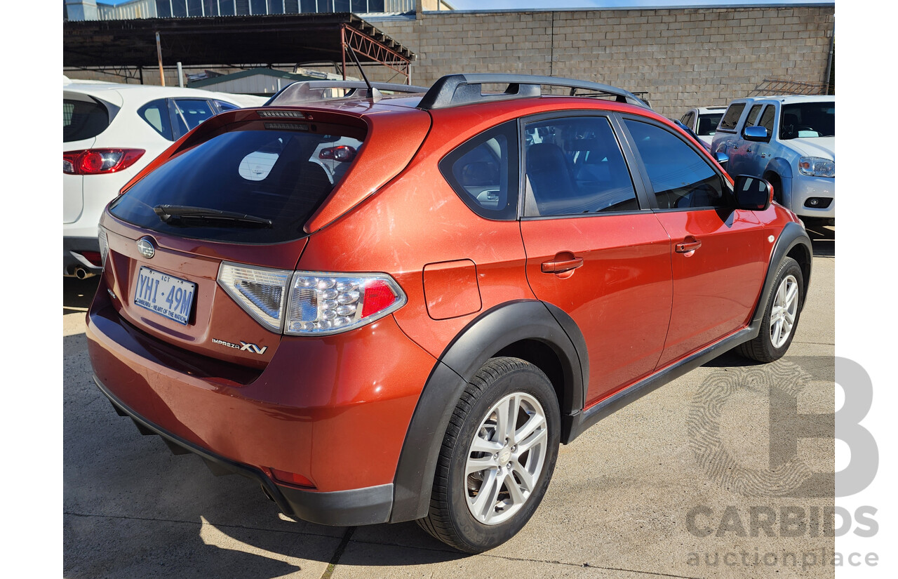03/2011 Subaru Impreza XV (awd) MY11 5d Hatchback Red 2.0L
