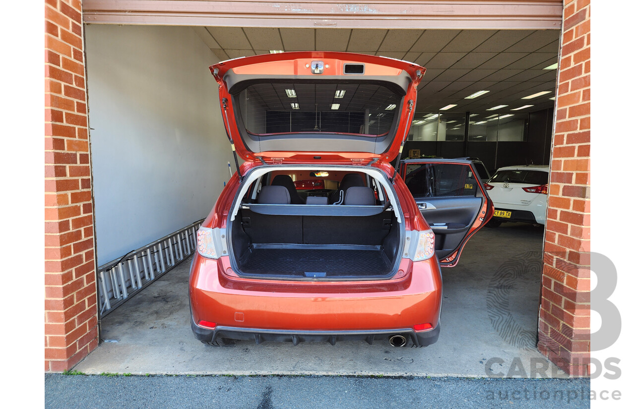 03/2011 Subaru Impreza XV (awd) MY11 5d Hatchback Red 2.0L