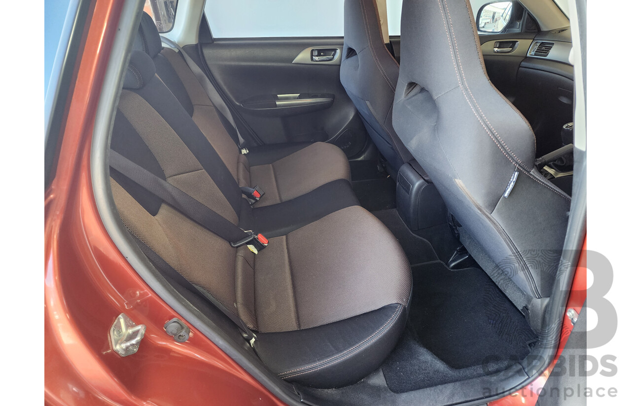 03/2011 Subaru Impreza XV (awd) MY11 5d Hatchback Red 2.0L