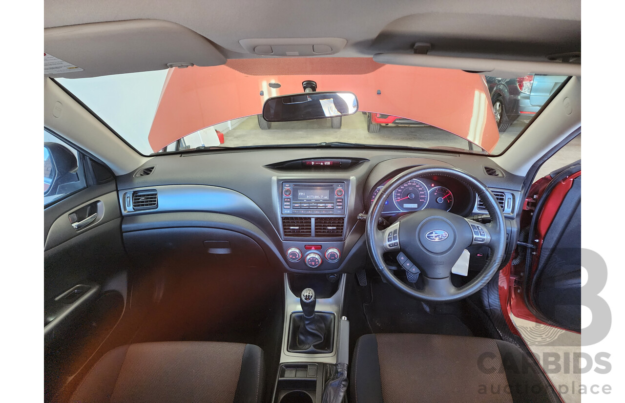 03/2011 Subaru Impreza XV (awd) MY11 5d Hatchback Red 2.0L