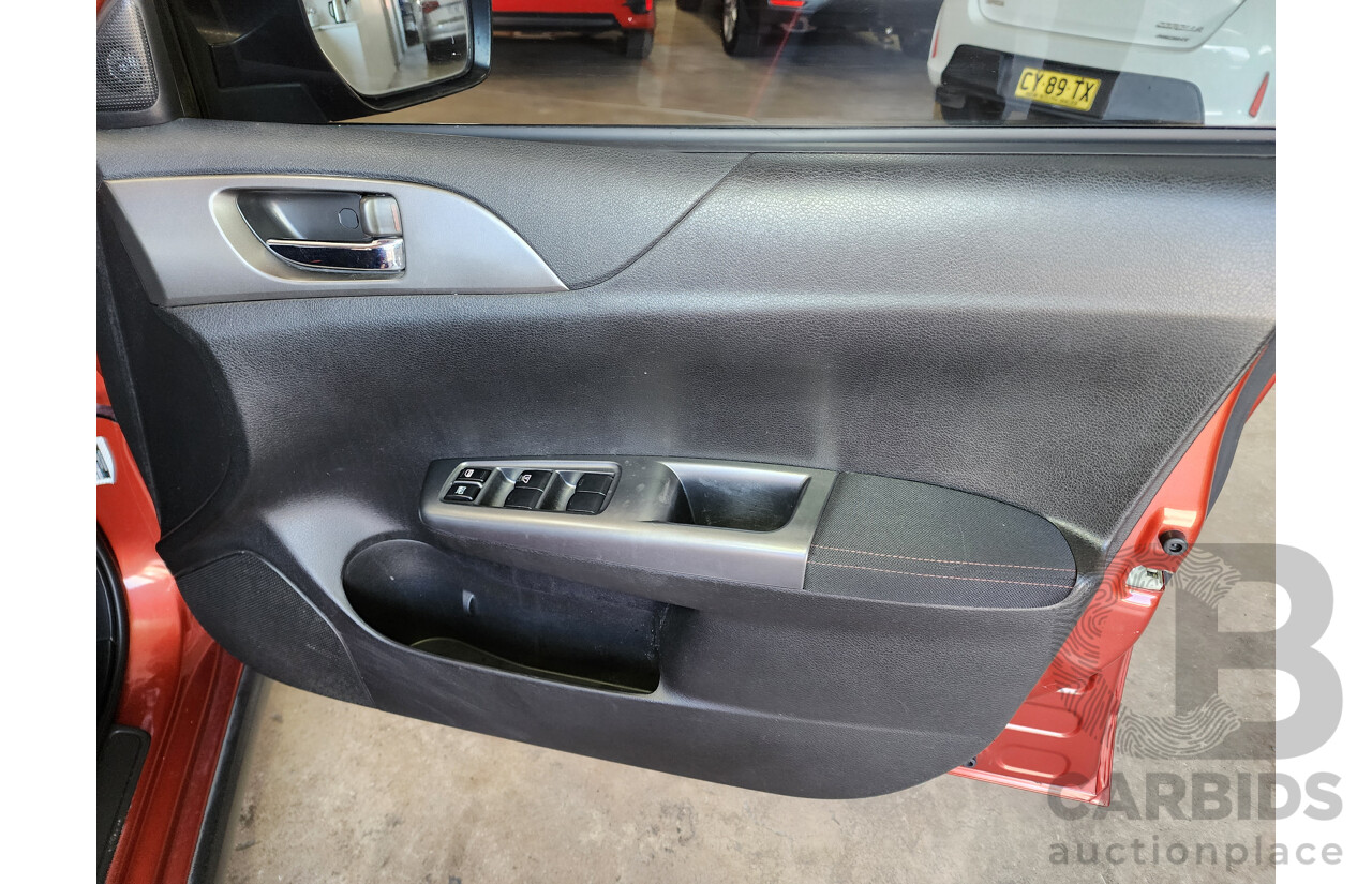 03/2011 Subaru Impreza XV (awd) MY11 5d Hatchback Red 2.0L