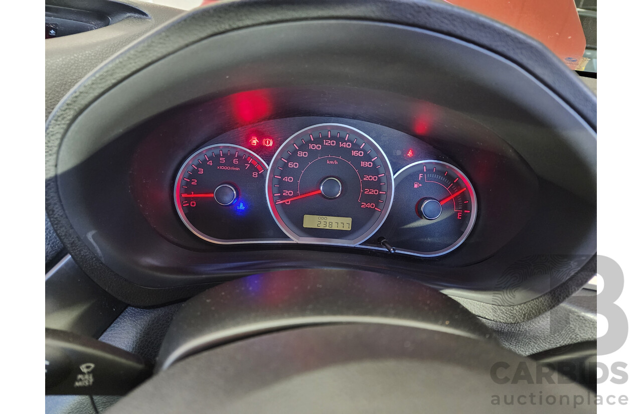 03/2011 Subaru Impreza XV (awd) MY11 5d Hatchback Red 2.0L