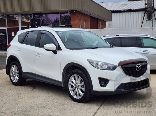 10/2014 Mazda Cx-5 Grand Tourer (4x4) MY13 UPGRADE 4d Wagon White 2.2L